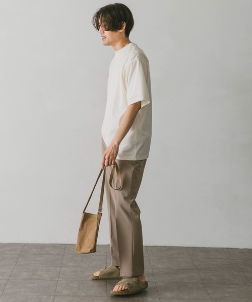 URBAN RESEARCH DOORS（アーバンリサーチドアーズ）の「バインダーショートスリーブTシャツ（Tシャツ/カットソー・メンズ・チャコールグレー/ミント/ホワイト・LARGE/MEDIUM）」の7枚目の写真