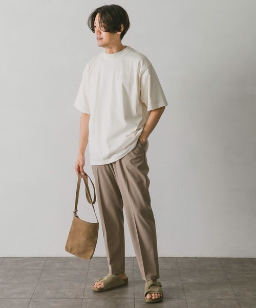 URBAN RESEARCH DOORS（アーバンリサーチドアーズ）の「バインダーショートスリーブTシャツ（Tシャツ/カットソー・メンズ・チャコールグレー/ミント/ホワイト・LARGE/MEDIUM）」の10枚目の写真