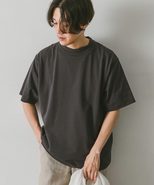 URBAN RESEARCH DOORS（アーバンリサーチドアーズ）の「バインダーショートスリーブTシャツ（Tシャツ/カットソー・メンズ・チャコールグレー/ミント/ホワイト・LARGE/MEDIUM）」の13枚目の写真