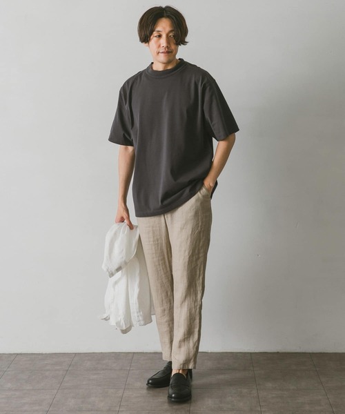 URBAN RESEARCH DOORS（アーバンリサーチドアーズ）の「バインダーショートスリーブTシャツ（Tシャツ/カットソー・メンズ・チャコールグレー/ミント/ホワイト・LARGE/MEDIUM）」の5枚目の写真