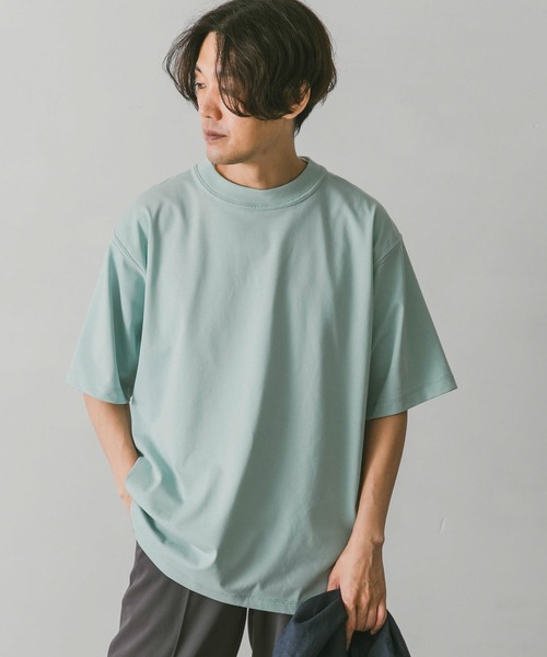 URBAN RESEARCH DOORS（アーバンリサーチドアーズ）の「バインダーショートスリーブTシャツ（Tシャツ/カットソー・メンズ・チャコールグレー/ミント/ホワイト・LARGE/MEDIUM）」の8枚目の写真