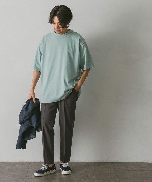 URBAN RESEARCH DOORS（アーバンリサーチドアーズ）の「バインダーショートスリーブTシャツ（Tシャツ/カットソー・メンズ・チャコールグレー/ミント/ホワイト・LARGE/MEDIUM）」の20枚目の写真