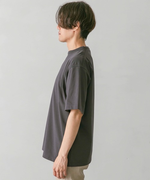 URBAN RESEARCH DOORS（アーバンリサーチドアーズ）の「バインダーショートスリーブTシャツ（Tシャツ/カットソー・メンズ・チャコールグレー/ミント/ホワイト・LARGE/MEDIUM）」の6枚目の写真
