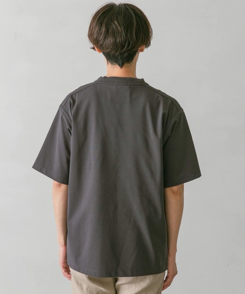 URBAN RESEARCH DOORS（アーバンリサーチドアーズ）の「バインダーショートスリーブTシャツ（Tシャツ/カットソー・メンズ・チャコールグレー/ミント/ホワイト・LARGE/MEDIUM）」の18枚目の写真