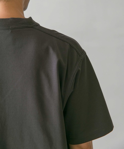 URBAN RESEARCH DOORS（アーバンリサーチドアーズ）の「バインダーショートスリーブTシャツ（Tシャツ/カットソー・メンズ・チャコールグレー/ミント/ホワイト・LARGE/MEDIUM）」の12枚目の写真