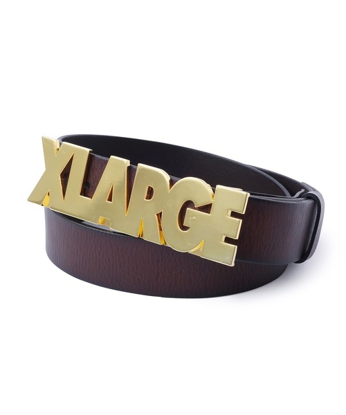 XLARGE（エクストララージ）の「XL METAL BUCKLE BELT（ベルト・メンズ・ブラウン/ブラック・ONE SIZE）」の2枚目の写真