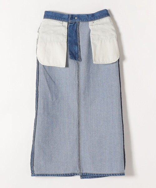 SHIPS any（シップス エニィ）の「SHIPS any:〈ウォッシャブル〉ストレート デニム スカート［SHIPS any DENIM］◇（デニムスカート・レディース・ブルー・36/38/40）」の9枚目の写真