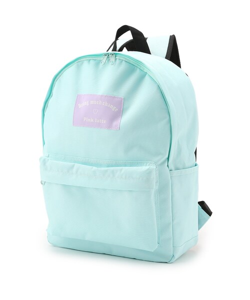PINK-latte（ピンクラテ）の「◆【容量約22L】カラフルバリエーション リュック（バックパック/リュック・キッズ・ライトパープル/ブラック/ライトグリーン/ネイビー/ライトブルー・00）」の3枚目の写真