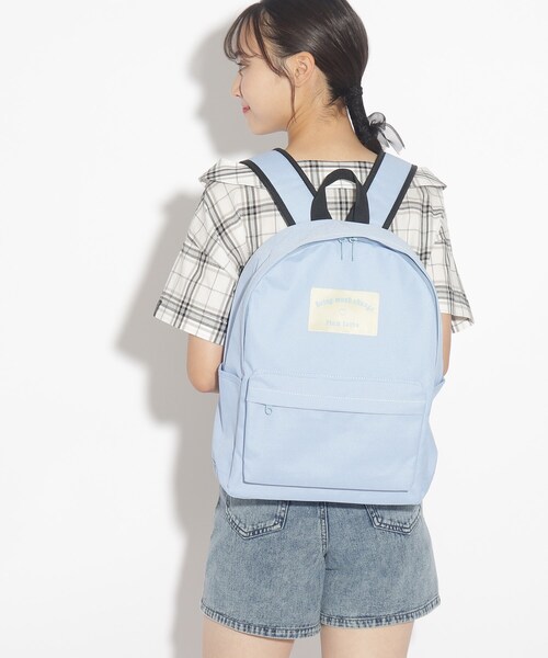 PINK-latte（ピンクラテ）の「◆【容量約22L】カラフルバリエーション リュック（バックパック/リュック・キッズ・ライトパープル/ブラック/ライトグリーン/ネイビー/ライトブルー・00）」の16枚目の写真