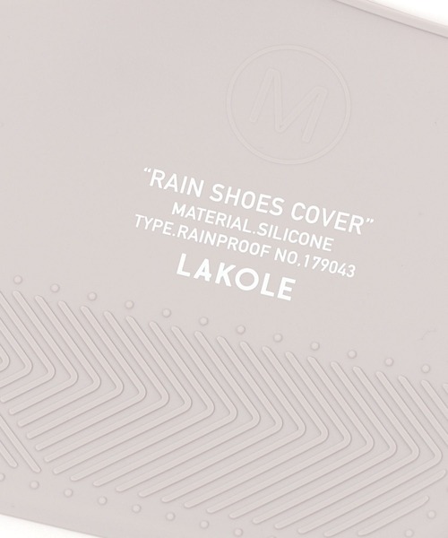 LAKOLE（ラコレ）の「レインシューズカバー / 281484（シューケア用品・レディース・ホワイト/ブラック/グレー・LARGE/MEDIUM）」の7枚目の写真