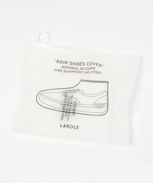 LAKOLE（ラコレ）の「レインシューズカバー / 281484（シューケア用品・レディース・ホワイト/ブラック/グレー・LARGE/MEDIUM）」の16枚目の写真