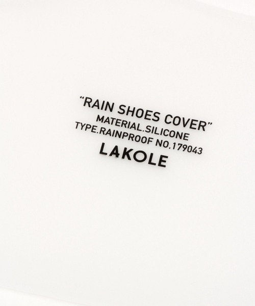 LAKOLE（ラコレ）の「レインシューズカバー / 281484（シューケア用品・レディース・ホワイト/ブラック/グレー・LARGE/MEDIUM）」の13枚目の写真