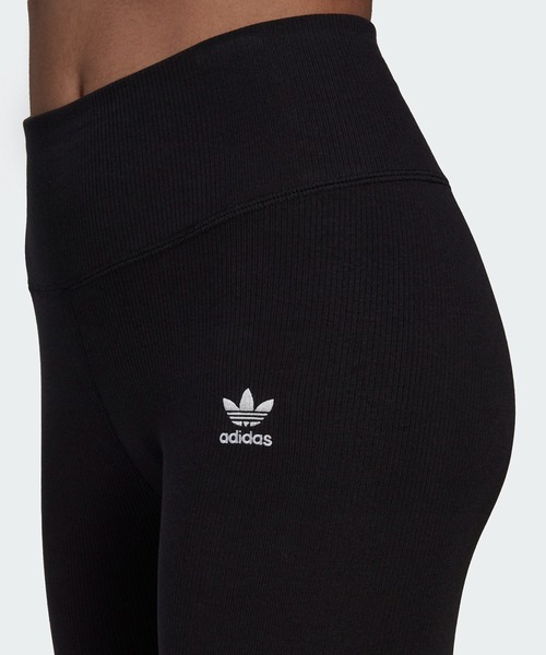 adidas（アディダス）の「アディカラー エッセンシャルズ+ リブ 7/8丈 レギンス / アディダスオリジナルス adidas Originals（レギンス/スパッツ・レディース・ブラック/グレー・SMALL/MEDIUM/LARGE/X-SMALL/XX-LARGE/X-LARGE）」の9枚目の写真