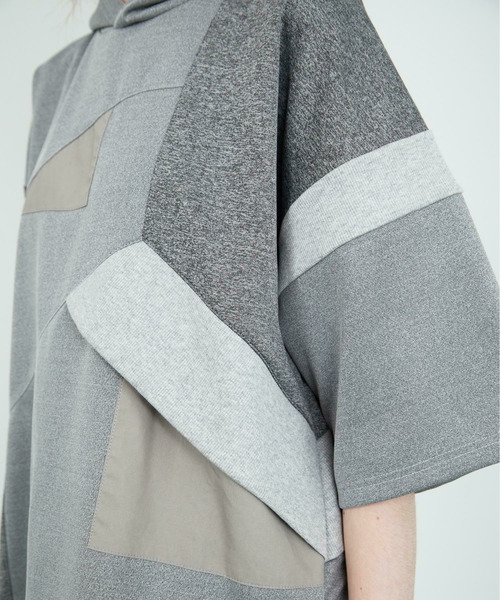 FRAPBOIS（フラボア）の「パッチフーディー（Tシャツ/カットソー・レディース・グレー/ブラック・1/2）」の9枚目の写真