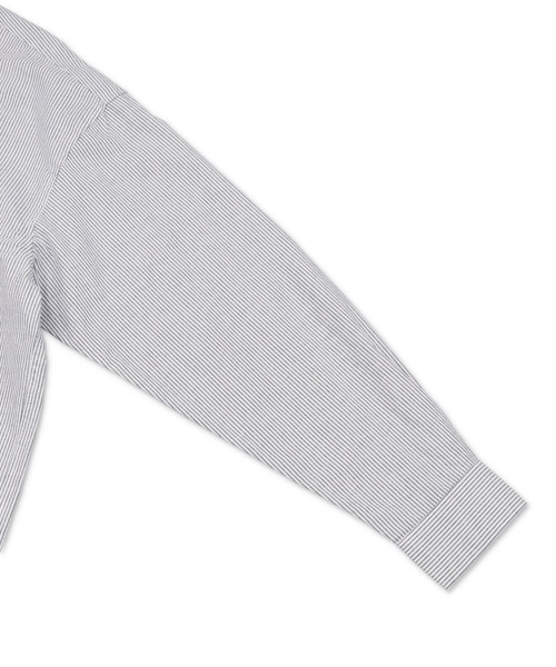 SPINNS（スピンズ）の「【ビックシルエット】ワンポイント刺繍 長袖オックスフォード柄シャツ（シャツ/ブラウス・メンズ・ブラック系その他/ブラック系その他2/ネイビー系/ネイビー系1・ONESIZE）」の21枚目の写真