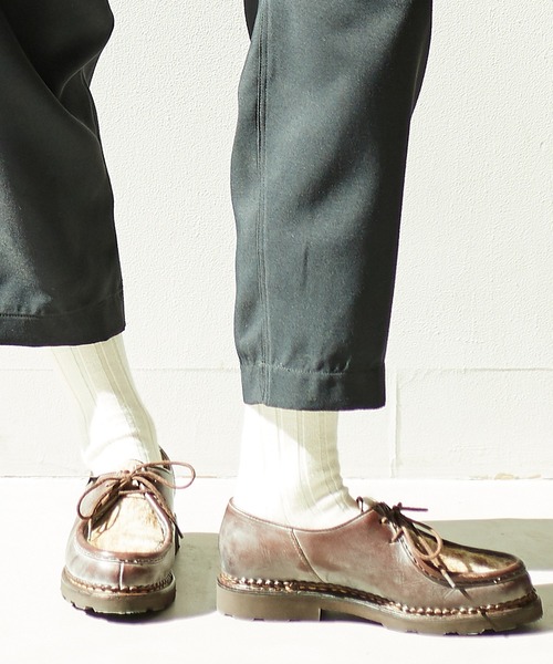 CAL O LINE（キャルオーライン）の「CAL O LINE/キャルオーライン TIE DYE KNEE LENGTH SOCKS タイダイ ソックス（ソックス/靴下・メンズ・ホワイト/ブラック/パープル/レッド/オリーブ/イエロー/オレンジ/ブルー・M）」の2枚目の写真