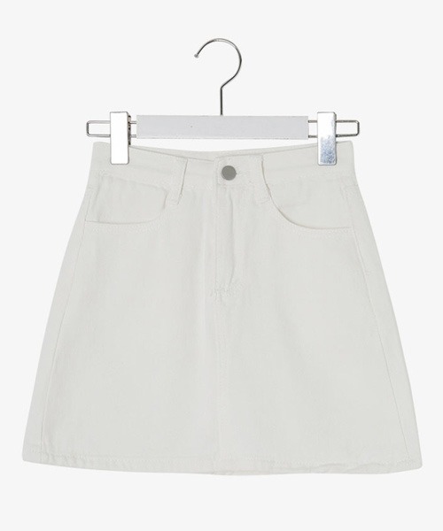 SONA（ソナ）の「SONYUNARA シンプルコットンミニスカート（スカート・レディース・ブラック/ライトブルー/アイボリー・MEDIUM/SMALL）」の11枚目の写真