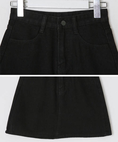 SONA（ソナ）の「SONYUNARA シンプルコットンミニスカート（スカート・レディース・ブラック/ライトブルー/アイボリー・MEDIUM/SMALL）」の21枚目の写真