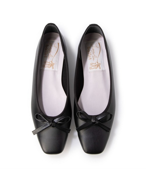 Launa lea ballet（ラウナレア バレエ）の「【レイン対応】 スクエアトゥバレエシューズ(RB7002A)（バレエシューズ・レディース・ブラック/ライトブラウン/ネイビー/ライトベージュ/アイボリー/ライトブルー/シルバー/パープル/ライトピンク/ゴールド/レッド・24.0cm/25.0cm/23.0cm/21.5cm/24.5cm/25.5cm/22.5cm/22.0cm/23.5cm/26.0cm/24.5㎝）」の19枚目の写真