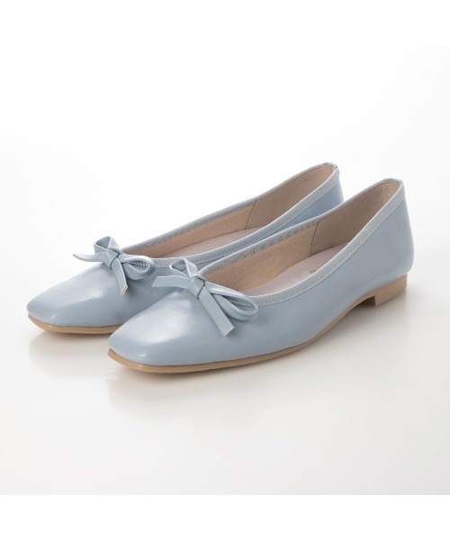 Launa lea ballet（ラウナレア バレエ）の「【レイン対応】 スクエアトゥバレエシューズ(RB7002A)（バレエシューズ・レディース・ブラック/ライトブラウン/ネイビー/ライトベージュ/アイボリー/ライトブルー/シルバー/パープル/ライトピンク/ゴールド/レッド・24.0cm/25.0cm/23.0cm/21.5cm/24.5cm/25.5cm/22.5cm/22.0cm/23.5cm/26.0cm/24.5㎝）」の22枚目の写真