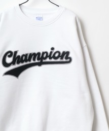 Champion（チャンピオン）の「Champion/チャンピオン ACTION STYLE/アクションスタイル ビッグシルエット 裏起毛 カレッジロゴ サガラワッペン刺繍 スウェット トレーナー（スウェット・メンズ）」