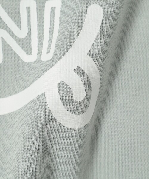 BEAMS mini（ビームスミニ）の「【WEB限定】BEAMS mini / スマイルプリント ロンパース (70～80cm)（ロンパース・キッズ・ライトグレー/ライトブルー/レッド系その他/ミント・80/70）」の7枚目の写真