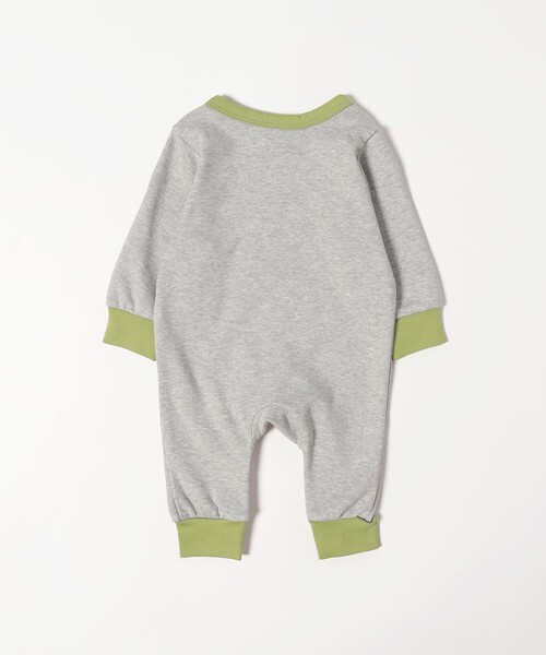 BEAMS mini（ビームスミニ）の「【WEB限定】BEAMS mini / スマイルプリント ロンパース (70～80cm)（ロンパース・キッズ・ライトグレー/ライトブルー/レッド系その他/ミント・80/70）」の9枚目の写真