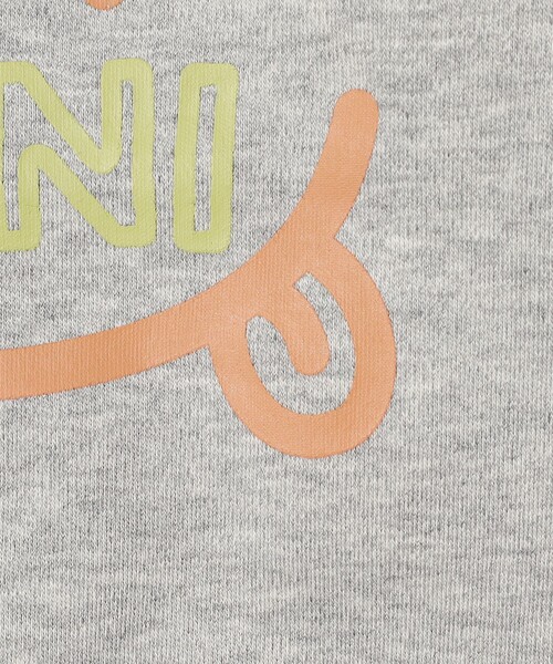 BEAMS mini（ビームスミニ）の「【WEB限定】BEAMS mini / スマイルプリント ロンパース (70～80cm)（ロンパース・キッズ・ライトグレー/ライトブルー/レッド系その他/ミント・80/70）」の10枚目の写真