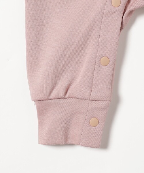 BEAMS mini（ビームスミニ）の「【WEB限定】BEAMS mini / スマイルプリント ロンパース (70～80cm)（ロンパース・キッズ・ライトグレー/ライトブルー/レッド系その他/ミント・80/70）」の14枚目の写真