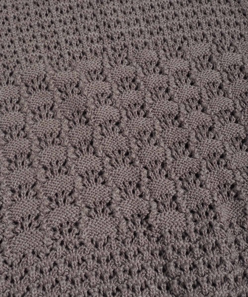 Crisp（クリスプ）の「レースカラーウェーブニット（ニット/セーター・レディース・チャコールグレー/アイボリー・FREE）」の13枚目の写真