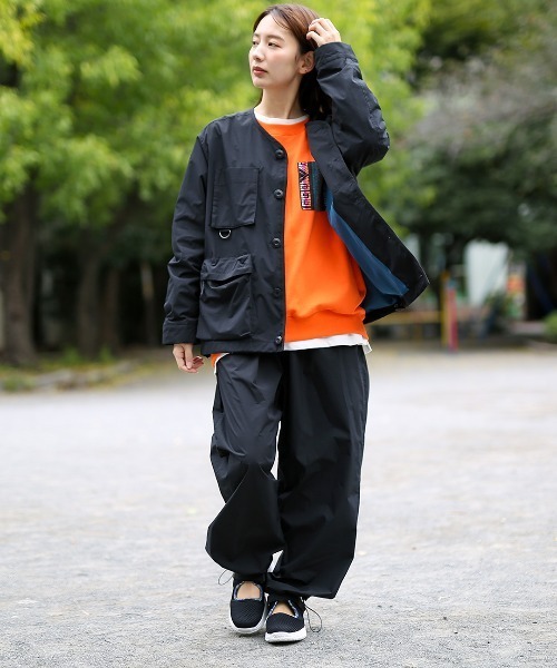 チチカカ（チチカカ）の「撥水×防火ノーカラージャケット（ノーカラージャケット・レディース・ブラック/その他1/その他2・FREE）」の9枚目の写真