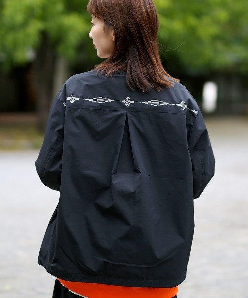 チチカカ（チチカカ）の「撥水×防火ノーカラージャケット（ノーカラージャケット・レディース・ブラック/その他1/その他2・FREE）」の10枚目の写真