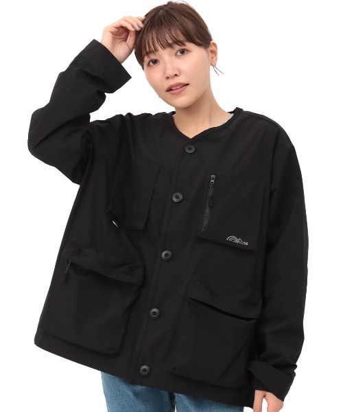 チチカカ（チチカカ）の「撥水×防火ノーカラージャケット（ノーカラージャケット・レディース・ブラック/その他1/その他2・FREE）」の15枚目の写真