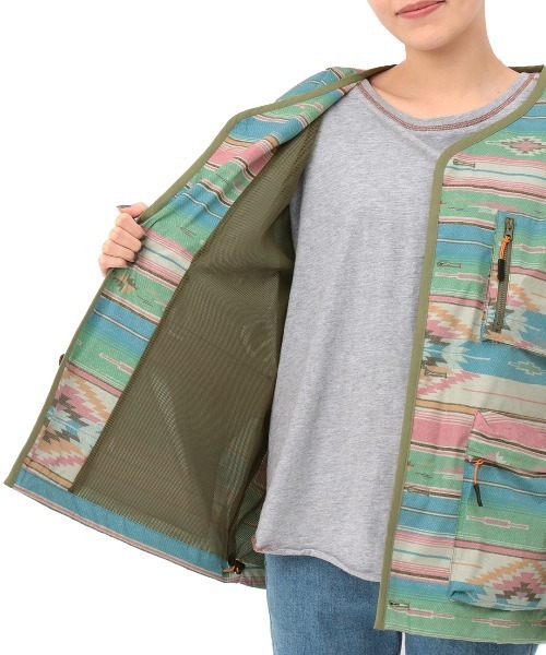 チチカカ（チチカカ）の「撥水×防火ノーカラージャケット（ノーカラージャケット・レディース・ブラック/その他1/その他2・FREE）」の22枚目の写真