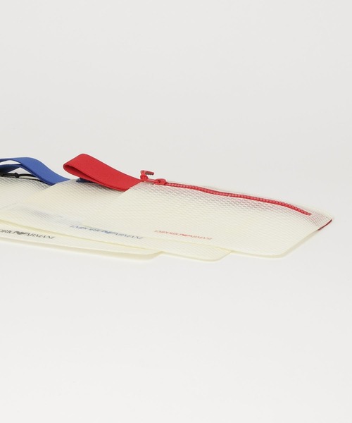 EMPORIO ARMANI（エンポリオアルマーニ）の「【エンポリオ アルマーニ】ポーチ３点セット（パスケース・メンズ・マルチ・FREE）」の4枚目の写真