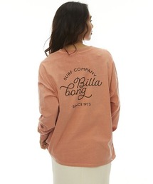 BILLABONG レディース CLEAN SCRIPT LOGO LS TEE ロンT 【2022年秋冬モデル】/ビラボン長袖ロンT