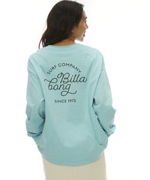 BILLABONG レディース CLEAN SCRIPT LOGO LS TEE ロンT 【2022年秋冬モデル】/ビラボン長袖ロンT