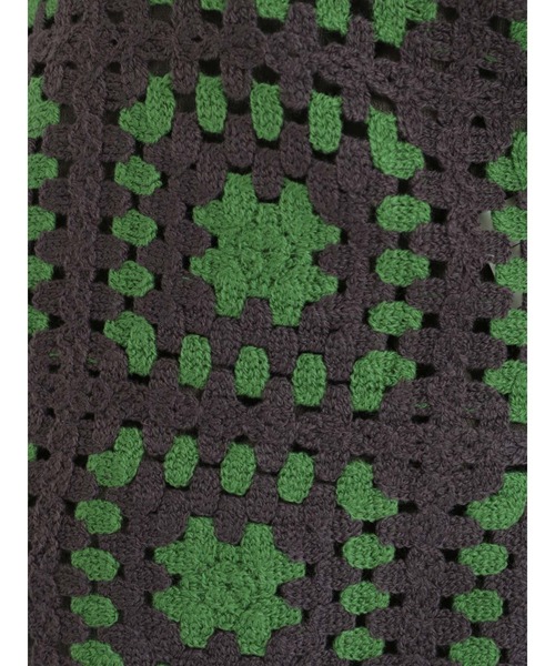 Samansa Mos2（サマンサ モスモス）の「かぎ針風ベスト（ベスト・レディース・ブラック/チャコール/キナリ・ﾌﾘ-）」の19枚目の写真