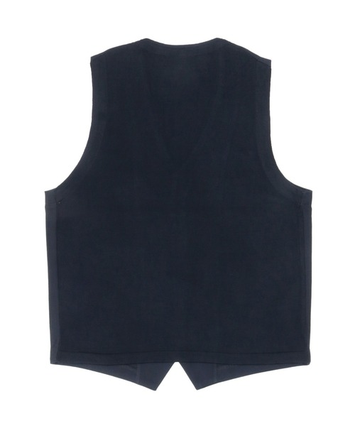 TOKYO SHIRTS（トウキョウシャツ）の「前身布帛 梳毛ニットジレ（ベスト・メンズ・ネイビー・XL/L/LL/M）」の3枚目の写真