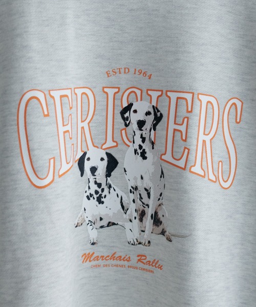 DISCOAT（ディスコート）の「【WEB限定】アニマルグラフィックビッグスウェット《ユニセックス》（スウェット・レディース・ライトグレー/ダークグリーン/ライトベージュ・FREE）」の17枚目の写真