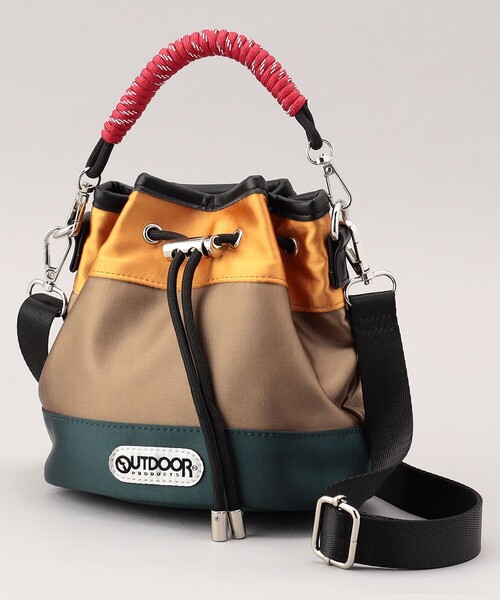 OUTDOOR PRODUCTS(アウトドアプロダクツ)の「OUTDOOR PRODUCTS/アウトドアプロダクツ 【別注カラーあり】サテンミニショルダードロストバッグ(ショルダーバッグ・レディース・ピンク/ブラウン系その他/ブルーグリーン/チャコールグレー/ブラウン・ONE SIZE)」の13枚目の写真