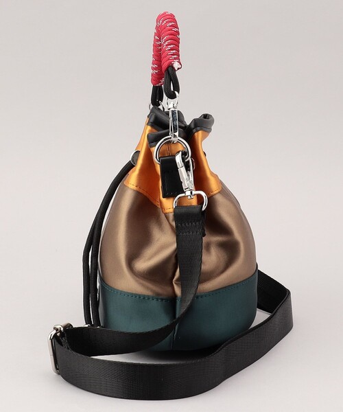 OUTDOOR PRODUCTS(アウトドアプロダクツ)の「OUTDOOR PRODUCTS/アウトドアプロダクツ 【別注カラーあり】サテンミニショルダードロストバッグ(ショルダーバッグ・レディース・ピンク/ブラウン系その他/ブルーグリーン/チャコールグレー/ブラウン・ONE SIZE)」の8枚目の写真