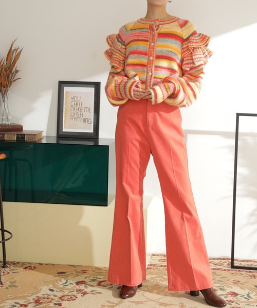 mag.by c（マグバイシー）の「(mag.by c)セミフレアパンツ（その他パンツ・レディース・ピンク/グリーン/ブラウン・SMALL/MEDIUM）」の10枚目の写真