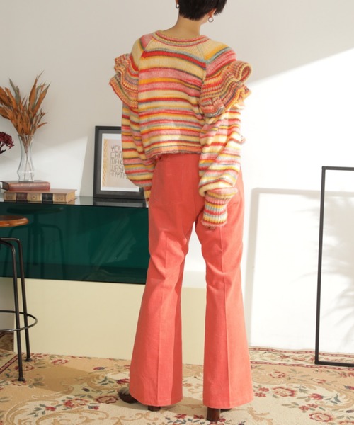 mag.by c（マグバイシー）の「(mag.by c)セミフレアパンツ（その他パンツ・レディース・ピンク/グリーン/ブラウン・SMALL/MEDIUM）」の12枚目の写真