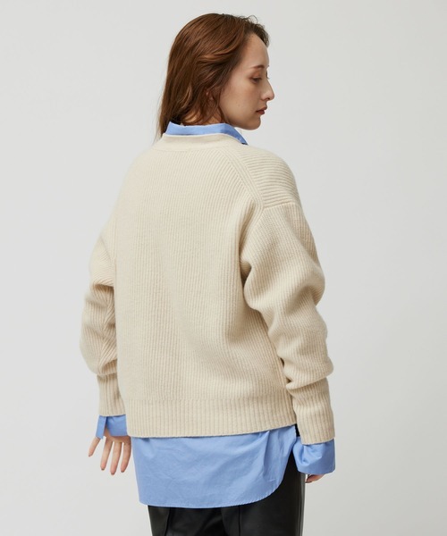 バビロン BABYLONE ヤク100%ニットカーディガン BABYLONE（バビロン