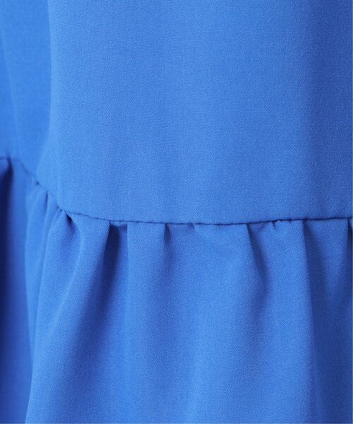 VENCEEXCHANGE（ヴァンスエクスチェンジ）の「ビッグカラーティアードワンピース／カラーワンピース／ロングワンピース／ボリュームティアード／レイヤード（ワンピース・レディース・チャコールグレー/オフホワイト/グリーン/ブルー・FREE）」の12枚目の写真