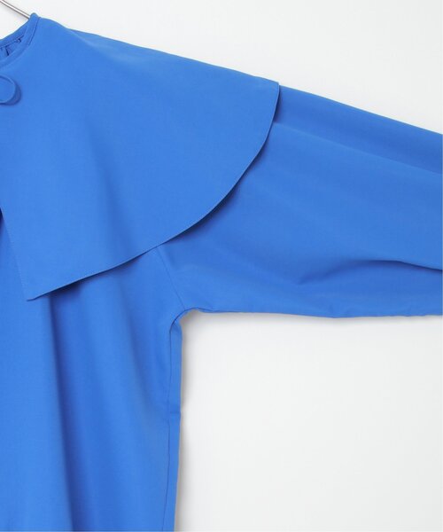 VENCEEXCHANGE（ヴァンスエクスチェンジ）の「ビッグカラーティアードワンピース／カラーワンピース／ロングワンピース／ボリュームティアード／レイヤード（ワンピース・レディース・チャコールグレー/オフホワイト/グリーン/ブルー・FREE）」の13枚目の写真