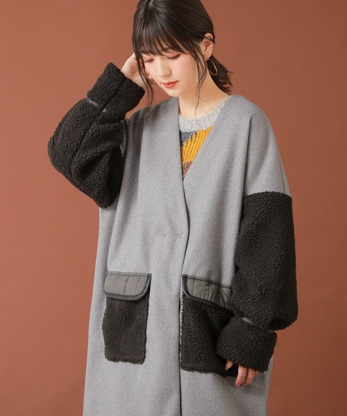 osharewalker（オシャレウォーカー）の「『異素材切替配色メルトン