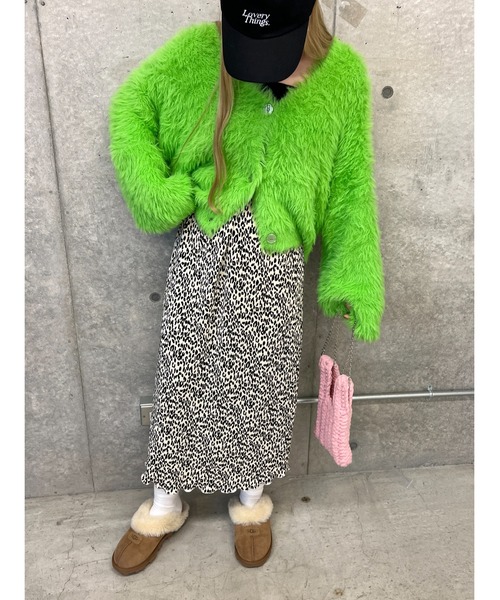 WC(ダブル シー)の「レオパードロングスカート(スカート・レディース・ベージュ/ブラック・FREE)」の13枚目の写真