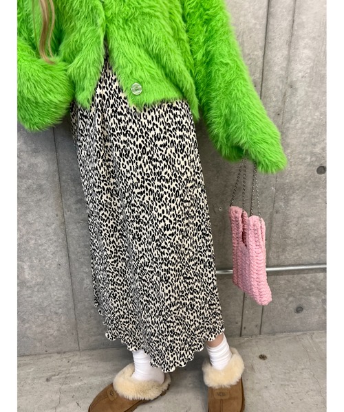 WC(ダブル シー)の「レオパードロングスカート(スカート・レディース・ベージュ/ブラック・FREE)」の9枚目の写真